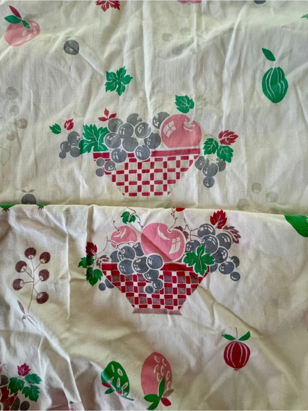 vintage 50’s cafe curtains